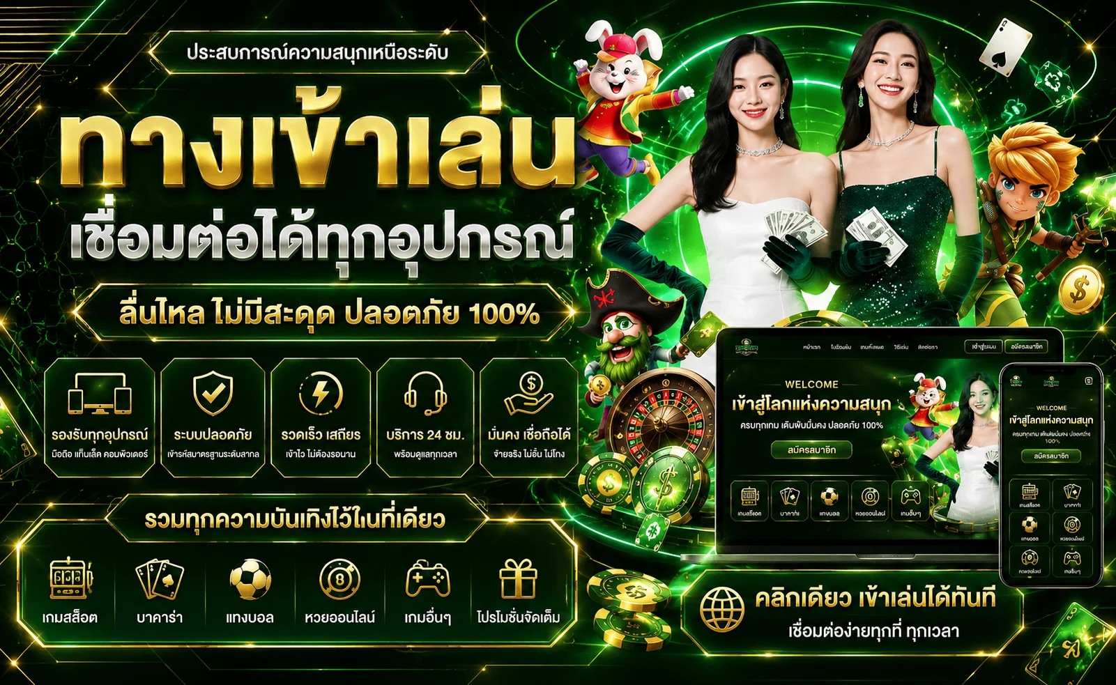รวมค่ายเกมสล็อต PG และเกมคาสิโนยอดนิยมบน M69XBET