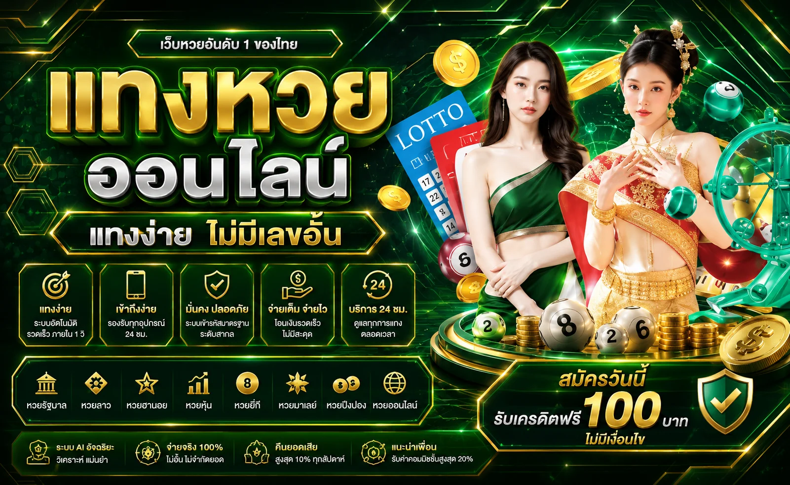 แบนเนอร์หวยออนไลน์ M69XBET จ่ายบาทละ 900